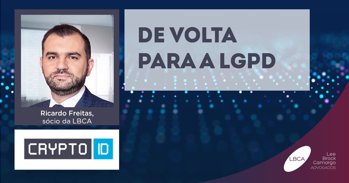 De volta para a LGPD