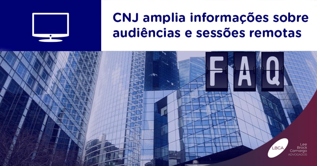 CNJ amplia informações sobre audiências e sessões remotas