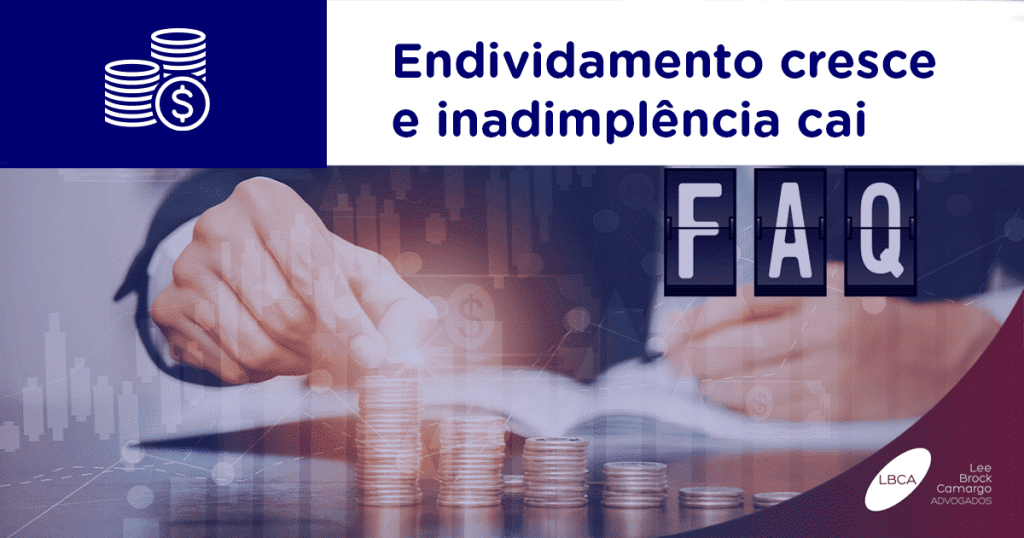 Endividamento cresce e inadimplência cai