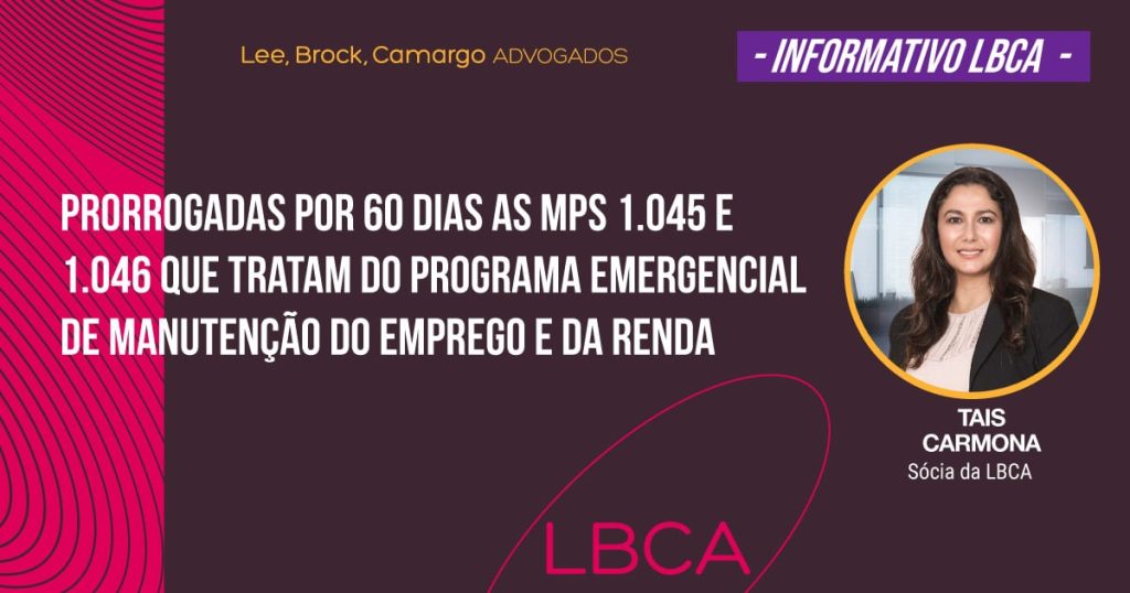 Prorrogadas MPs que tratam do programa emergencial de manutenção de emprego e renda