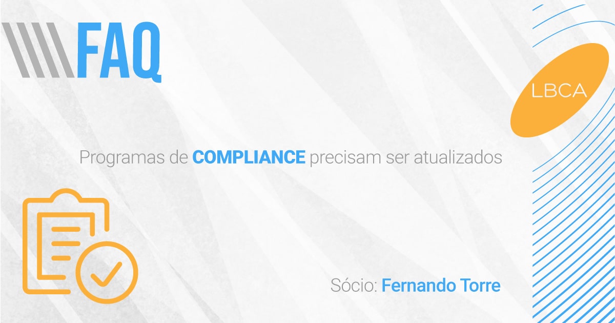 Compliance: Programas precisam ser atualizados