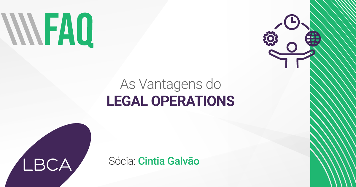 As Vantagens do Legal Operations