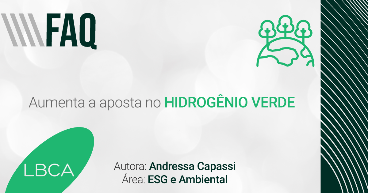 Aumenta a aposta no Hidrogênio Verde